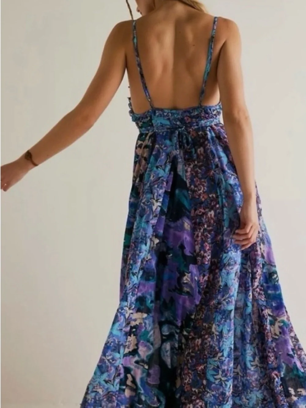 Free People Moondive Maxi. NWT. Purple combo